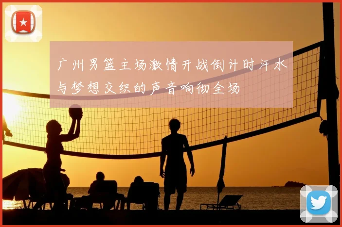 广州男篮主场激情开战倒计时汗水与梦想交织的声音响彻全场