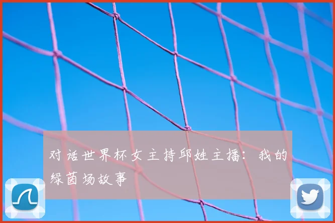 对话世界杯女主持邱姓主播:我的绿茵场故事
