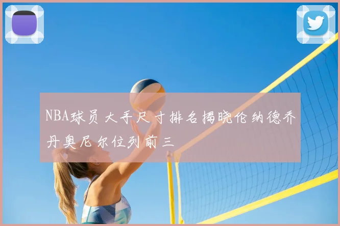 NBA球员大手尺寸排名揭晓伦纳德乔丹奥尼尔位列前三
